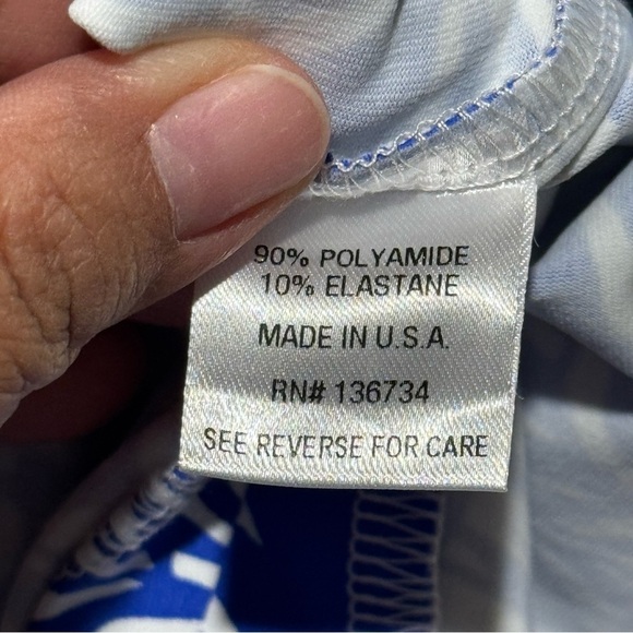 Persifor Large Pineapple V-Neck Shift Mini Dress Resort Preppy Vacation Beach - Picture 4 of 7